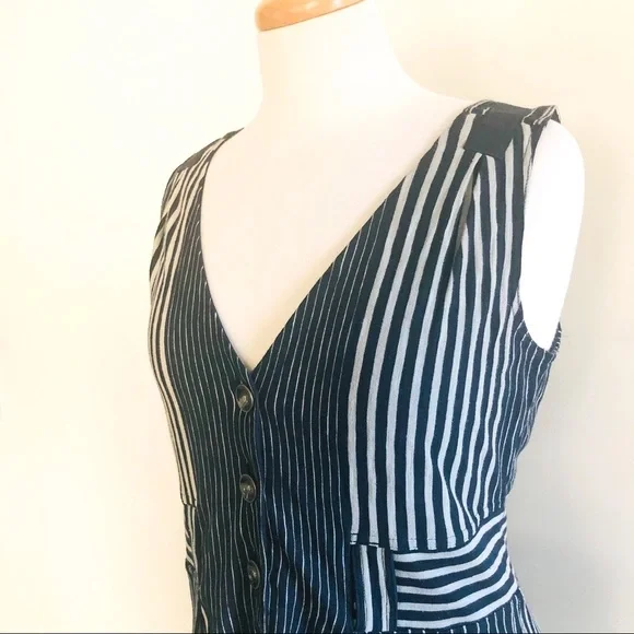 Marc by Marc Jacobs Normandy Blue Stripe Dress Size Small - Picture 7 of 14